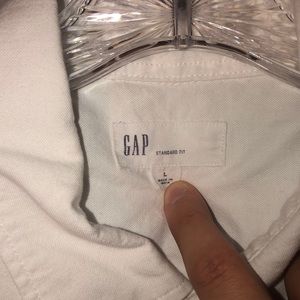 Men’s White Button Down Shirt